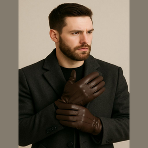 Vintage Euro Farex Leather Gloves Size 23